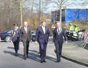 Aankomst Koning Willem Alexander foto: Piet Jonker