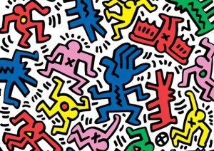 fairview art room Keith Haring