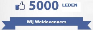 5000 leden Wij Weidevenner